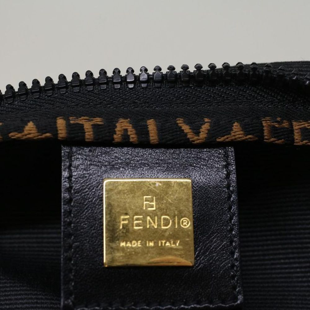 Fendi Black Canvas Handbag (Pre-Owned) - Picture 8 of 12
